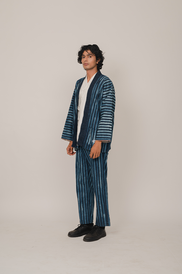Kimono Hand Bleached Co-ord - Pants