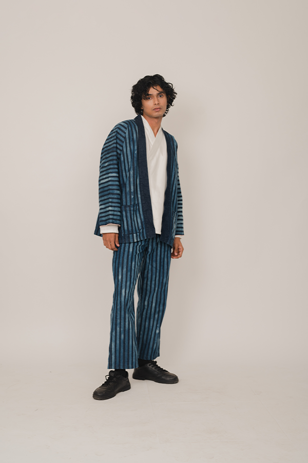 Kimono Hand Bleached Co-ord - Pants